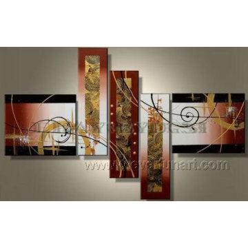 Handpainted Large Abstract Modern Group Painting (XD5-074)